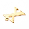 PVD Vacuum Plating  304 Stainless Steel Charms STAS-H112-X-G-3