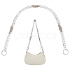 Aluminum & Iron Cuban Link Chains Bag Extender Chains HJEW-PH02129-02-1