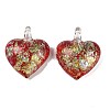 Lampwork Pendants FOIL-K003-02A-1