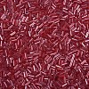 Transparent Colours Luster Glass Bugle Beads SEED-N005-001-A06-3