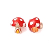 Rack Plating Alloy Enamel European Beads PALLOY-S189-48RG-1