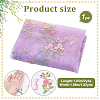 2 Yards Polyester Embroidery 3D Flower Mesh Fabrics DIY-WH0622-383D-2