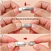 Tarnish Resistant 304 Stainless Steel Bayonet Clasps STAS-P158-01C-P-5