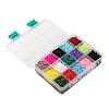 15 Colors Handmade Polymer Clay Beads CLAY-JP0001-04-4mm-8