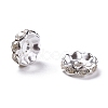 Iron Crystal Rhinestone Spacer Beads RB-A007-10MM-S-1