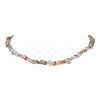 Natural Rutilated Quartz Chip Beaded Necklace NJEW-JN04615-10-1