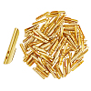 SUPERFINDINGS 250Pcs Brass Folding Crimp Ends KK-FH0005-94-1