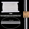 25M Knitted Fish Line Nylon Elastic Lace Trim OCOR-GF0003-74A-2