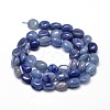 Natural Dumortierite Quartz Nuggets Beads Strands G-J335-34-2