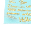 Brass Self-Adhesive Picture Stickers LS-DIY-C059-01C-5