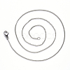 Non-Tarnish 304 Stainless Steel Curb Chain Necklace NJEW-S420-001C-P-3