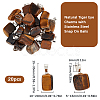 20Pcs Natural Tiger Eye Pendants G-BBC0001-50C-2