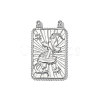 304 Stainless Steel Pendants STAS-OY014-84P-1