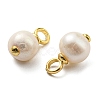 Natural Pearl Pendeants KK-D026-24G-2