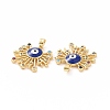 Brass Micro Pave Cubic Zirconia Pendants KK-A181-VA279-2-3