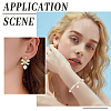 40Pcs Natural Cultured Freshwater Pearl Oval Charms PALLOY-BBC0001-03-5