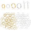 60Pcs 4 Style Brass Beads Frames KK-FH0005-31-1