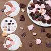 100Pcs 7 Styles Resin Decoden Decoden Cabochons CRES-SP0001-26-6