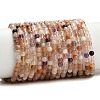 Natural Moonstone & Amazonite & Amethyst & Strawberry Quartz Beads Strands G-A324-A01-4mm-2