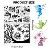 Flower PVC Stamps DIY-WH0582-0038-2