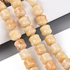 Natural Topaz Jade Beads Strands G-N353-06A-02-1