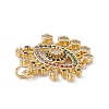 Brass Colorful Cubic Zirconia Pendants KK-E068-VA209-2-3