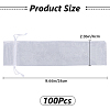 100Pcs Rectangle Mesh Polyester Gift Bags ABAG-GF0001-33-2