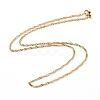 304 Stainless Steel Singapore Chain Necklaces NJEW-JN02662-02-1