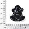 Natural Snowflake Obsidian Carved Beads G-K383-17C-3