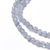 Natural Aquamarine Beads Strands G-F596-26-2mm-3