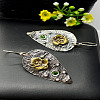 Alloy & Rhinestone Dangle Earrings FS-WGD70E2-01-5