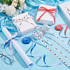 6 Rolls 6 Colors Polyester Ribbon OCOR-UN0001-12-2