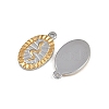 304 Stainless Steel Pendants STAS-P410-34P-2