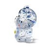 Transparent Resin Little Bear Ornament RESI-S015-01H-2