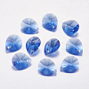 Faceted Glass Rhinestone Pendants RGLA-F053-E-206-1
