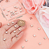 40Pcs Brass Beads FIND-BBC0003-50-3
