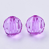 Transparent Acrylic Beads TACR-Q257-6mm-V48-2