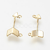 Real 18K Gold Plated Brass Pendants KK-R037-155G-1