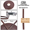 10M Flat Imitation Leather Cord LC-WH0003-08B-02-2