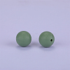 Round Silicone Focal Beads SI-JX0046A-104-2