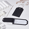 2 Bags Imitation Leather Name Card Holders for Luggage FIND-LP0009-84A-1