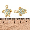 304 Stainless Steel Enamel Pendants STAS-L316-23G-04-3