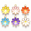 Alloy Enamel Pendants ENAM-S121-116-G-2