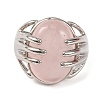 Oval Natural & Synthetic Gemstone Finger Ring G-Q184-06P-3