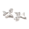 Brass Micro Pave Clear Cubic Zirconia Pendants KK-C054-16P-2