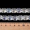 Transparent Electroplate Glass Beads Strands EGLA-N012-13-4