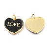 Brass Enamel Pendants KK-B027-03G-C-2