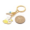 Cute Enamel Cat Pendant Keychain KEYC-JKC00420-4