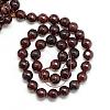 Natural White Jade Bead Strands G-R346-8mm-19-2
