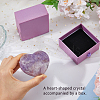 1Pc Natural Amethyst Heart Display Decoration DJEW-FH0001-46-3